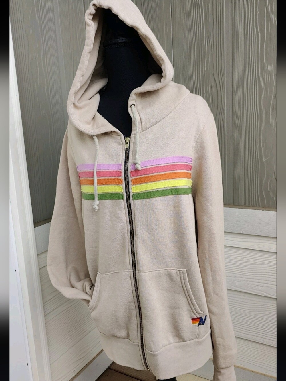Aviator Nation Authentic 5 Stripe hoodie size M